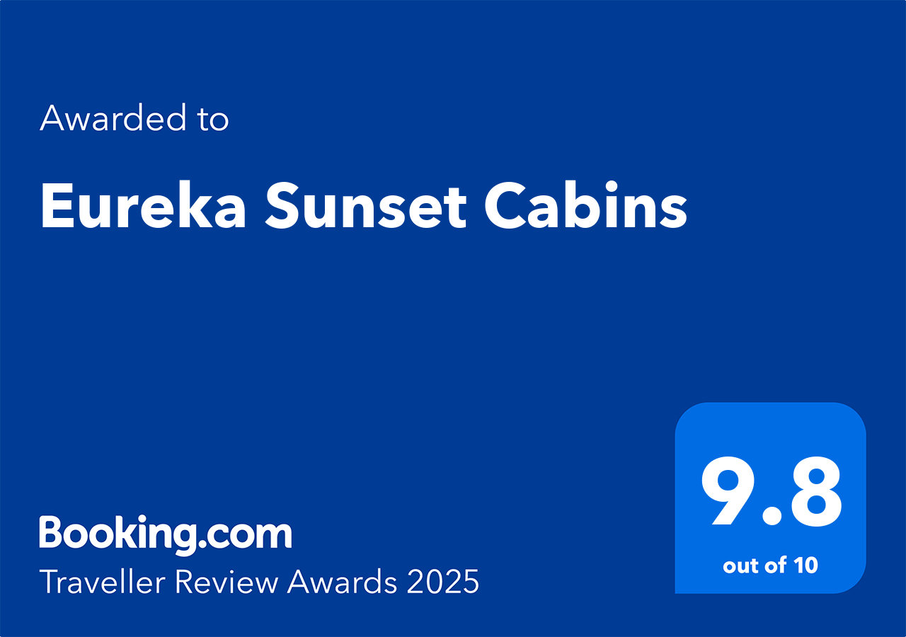 Eureka Sunset Cabins, a Eureka Springs vacation rentals gets award for 2025 best places to stay